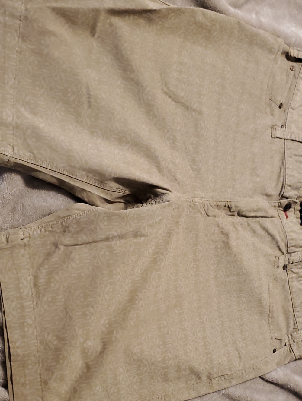 Psycho Bunny Men's Khaki Beige Flat Front Shorts